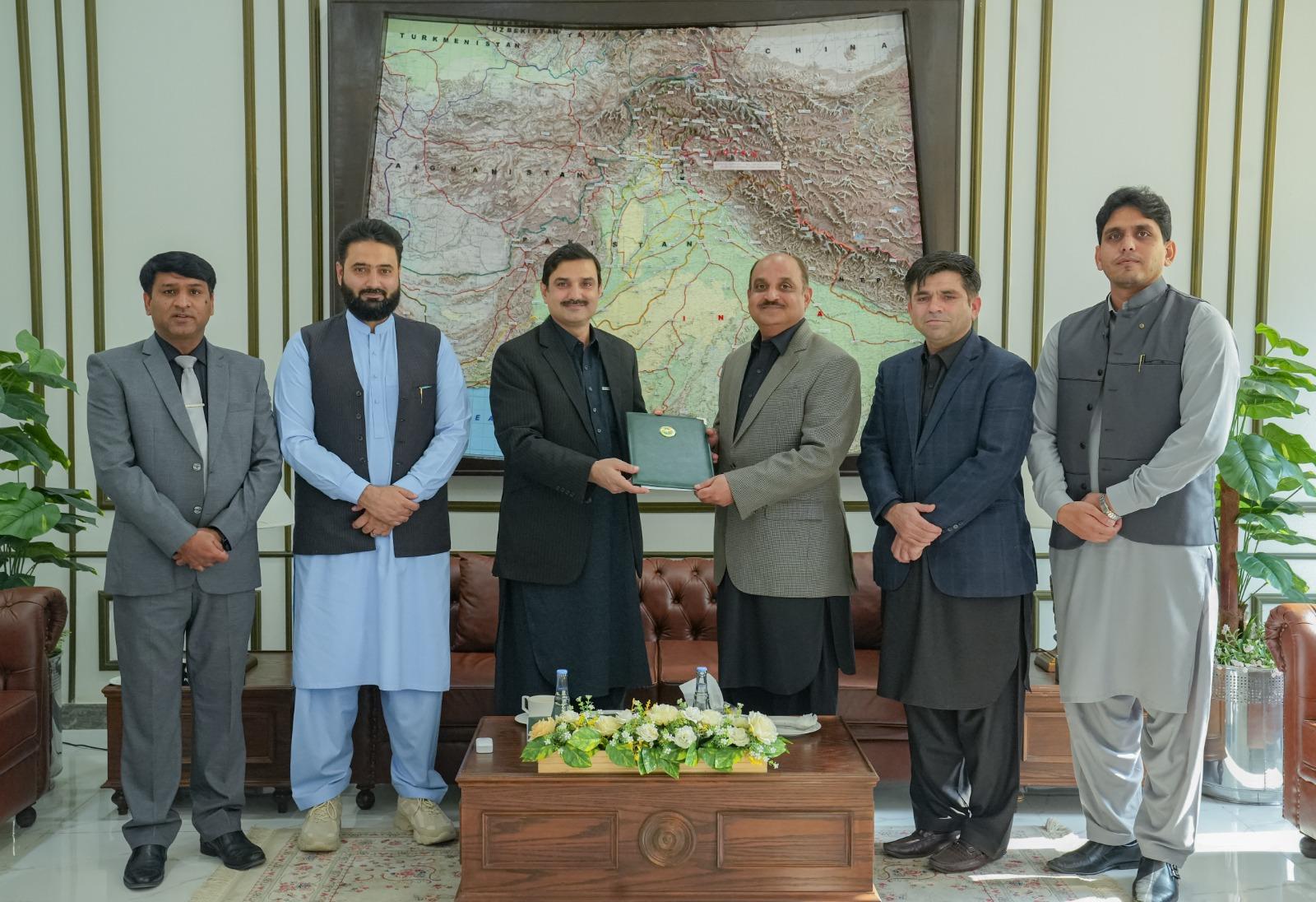 21-11-2025, NIDM Signs Letter of Agreement with National Center of Excellence in Geology (NCEG), University of Peshawar