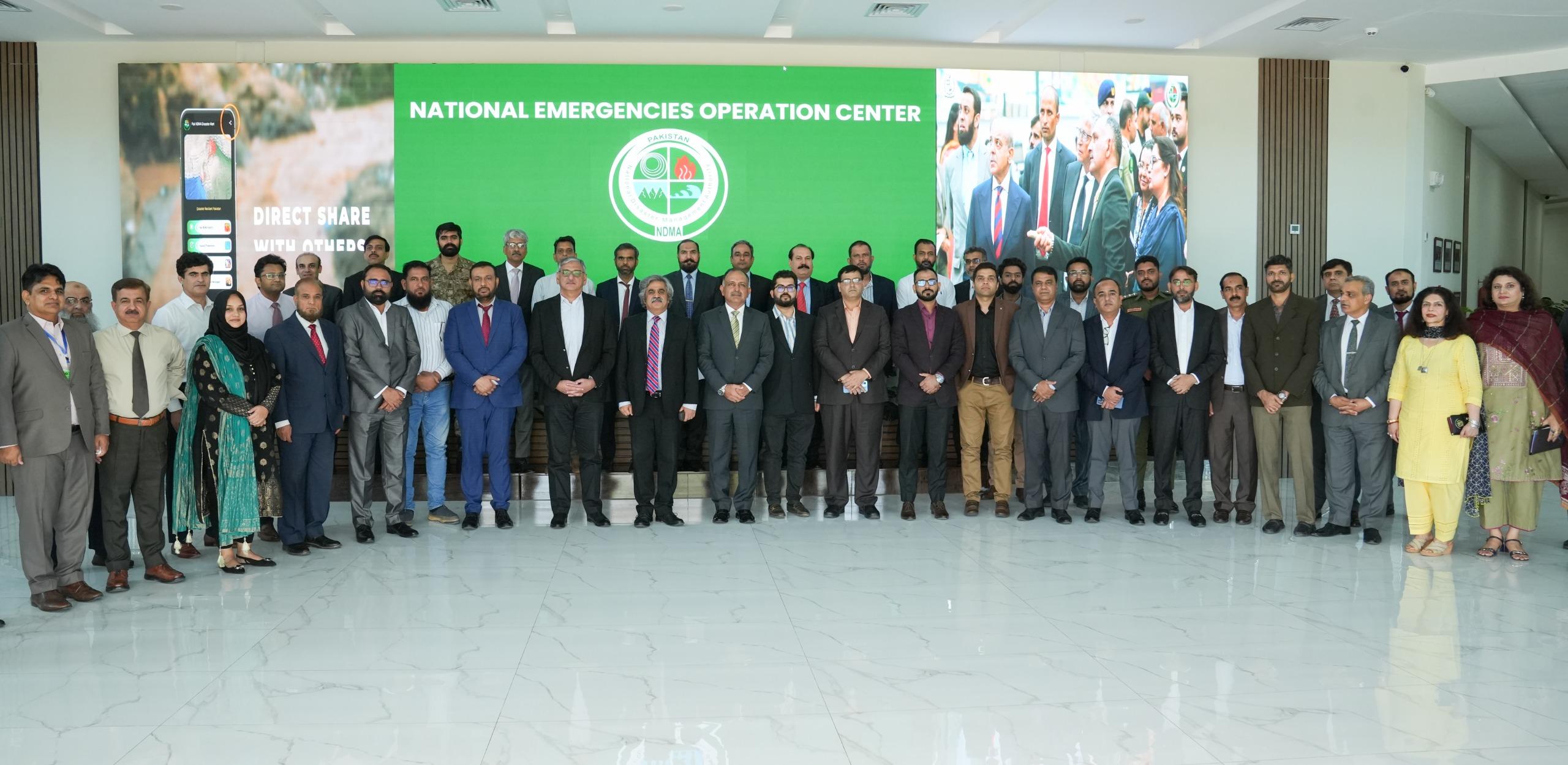 20 to 21-08- 2024, NDMA organized a first-of-its-kind two-day National Mock Exercise at the NDMA Headquarters