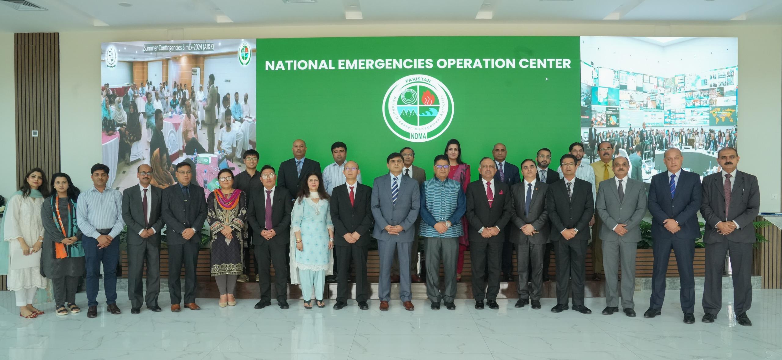 10-09-2024, NDMA conducted the joint Simulation Exercise with Disaster Risk Reduction and Management Authority (NDRRMA)