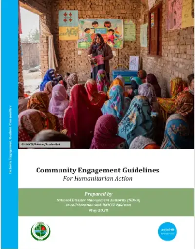 COMMUNITY ENGAGEMENT GUIDELINES FOR HUMANITARIAN ACTION - NDMA(UNICEF) (2025)