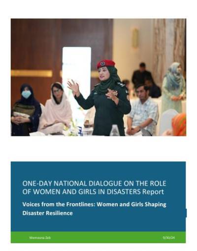 National Dialogue on the Role of Women & Girls in Disasters (2024)