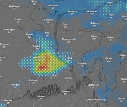 Heavy Precipitation, Flash Flood Bangladesh