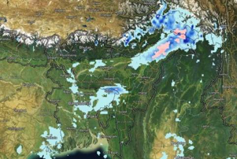 Heavy Precipitation – Arunachal Pradesh, Bhutan, & northern Assam