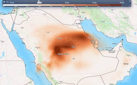 Sand Storm, Middle East