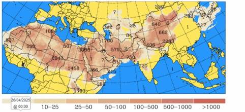 Dust Storm Central Asia