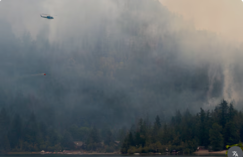 Wild Fire Vancouver Island, British Columbia