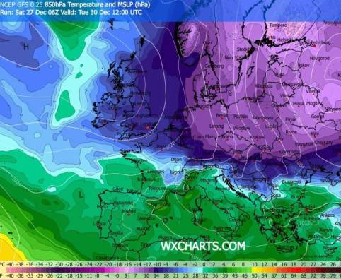 Cold Outbreak Europe