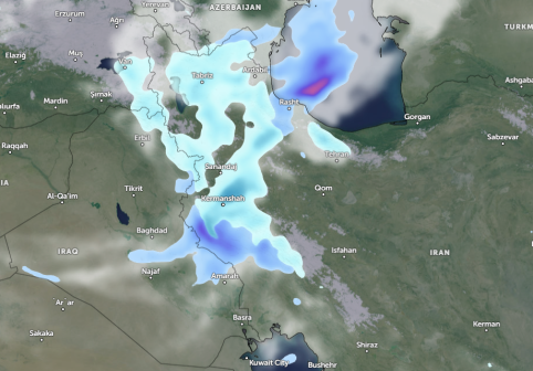 Heavy Rainfall and Snow in the North-western regions of Iran