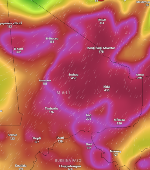 Hazardous Air Quality in Mali