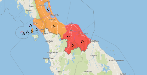 Extreme Rainfall in Thailand & Malaysia