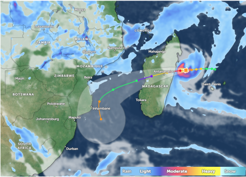 Tropical Storm Alert – Madagascar & Mozambique