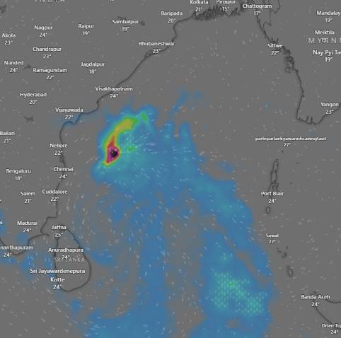 Tropical Cyclone Development in Bay of Bengal