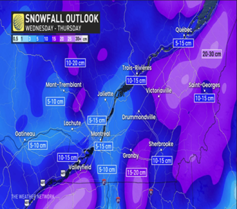 Heavy Snowstorm & Blizzard in Canada