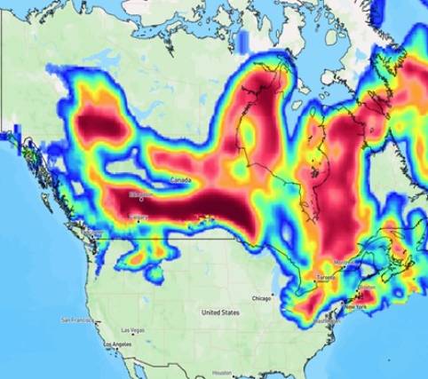 Blizzard & Snowfall warning (Canada)
