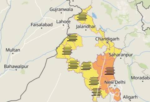 Dense Fog – Pakistan and India