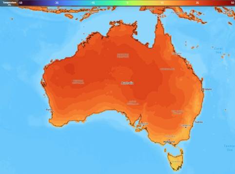 Severe Heatwave – Australia