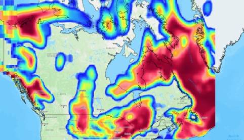 Winter storm & Snowfall warning Canada