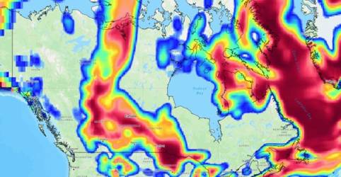 Blizzard & Snowfall Warning Canada