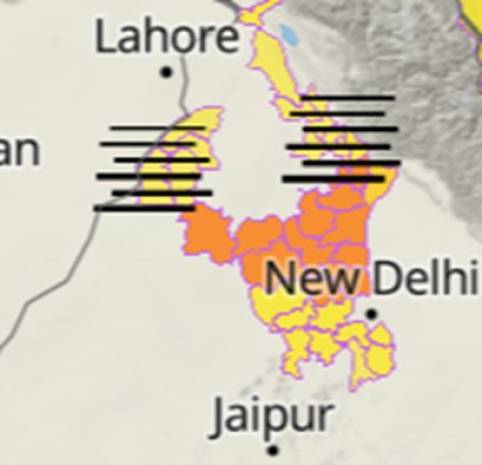 Dense Fog – Pakistan and India