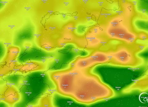Dust Storm Affecting Central Asia