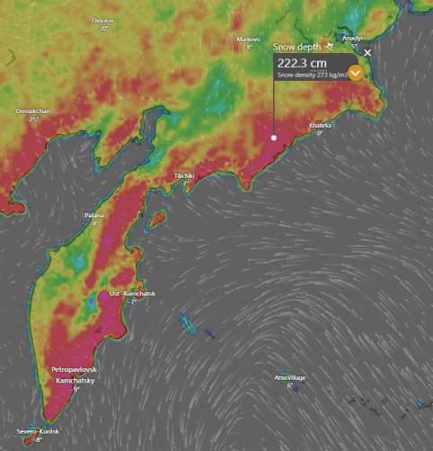 Extreme Snowfall – Kamchatka, Russia