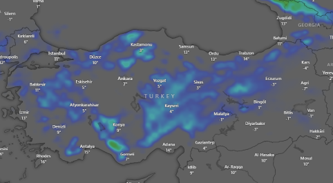 Turkey Weather Alert – Widespread Snow & Cold Conditions