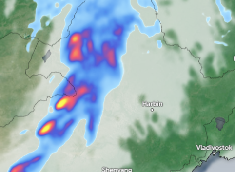 Extreme RainFall northeastern part of China