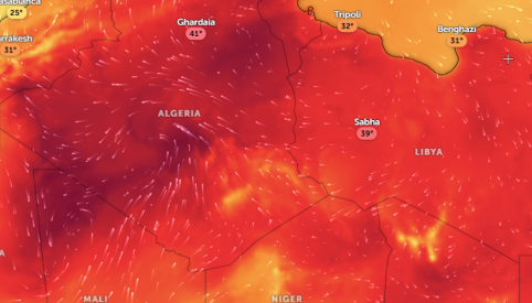 Extreme Heat Wave  Alert – Algeria