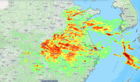 Thunderstorms - China