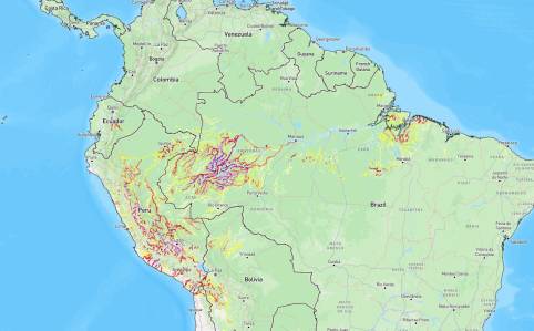 Flash Flood warning (Peru, Brazil)