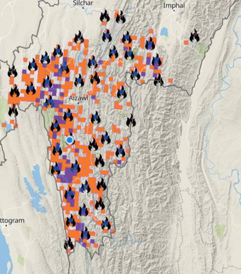 Wildfire/Forest Fire - India