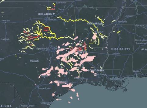 Heavy Precipitation / flash flooding – USA