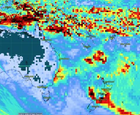 Heavy Rainfall – Australia, Papua New Guinea, New Zealand