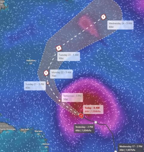 Tropical Storm Gabrielle
